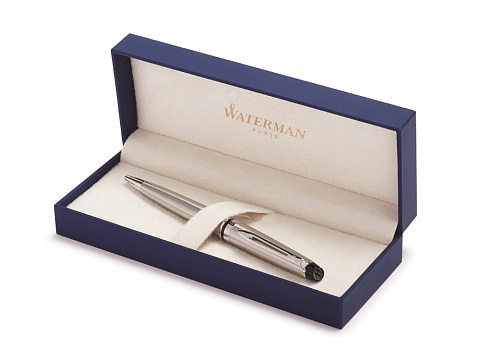 Шариковая ручка Waterman Expert 3, цвет: Stainless Steel GT, стержень: Mblue - рис 4.