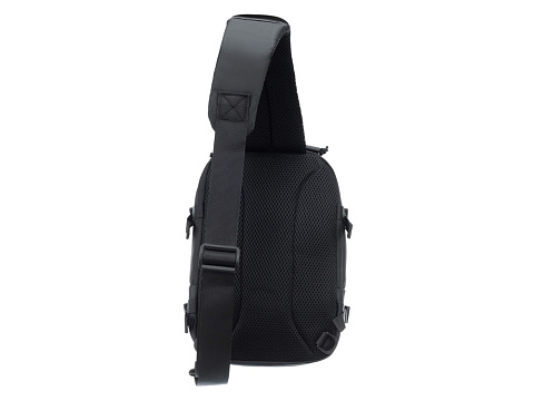 Рюкзак на одно плечо TORBER Xtreme, чёрный, 20 х 8 х 31 см, 5л - рис 4.