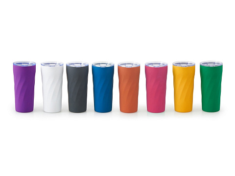 Подарочный набор FAMILY с термосом и термокружкой, оранжевый - рис 5.