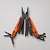 Мультитул Stinger, 107 х 19 мм, 19 функций, сталь, оранжевый корпус, стоунвош, в картонной коробке, в комплекте нейлоновый чехол - миниатюра