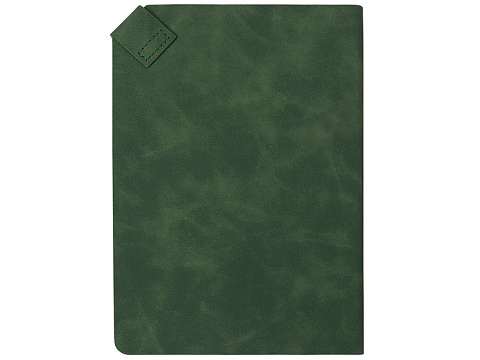 Блокнот А5 в гибкой обложке Chaplin, зеленый - рис 4.