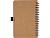 Блокнот Cobble на пружине, формат A6, изготовленный из переработанного картона, с листами из каменной бумаги, натуральный - миниатюра - рис 3.