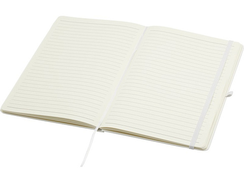 Блокнот Spectrum Plus формата A5 в твердой обложке - Белый - рис 4.