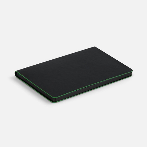 Ежедневник Trait, недатированный, черный с зеленым - рис 4.