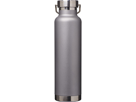 Бутылка для воды с вакуумной изоляцией Thor объемом 650 мл из переработанной нержавеющей стали, сертифицированной по стандарту RCS - Серый - рис 3.