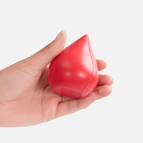 Антистресс «Капля», красный - рис 3.