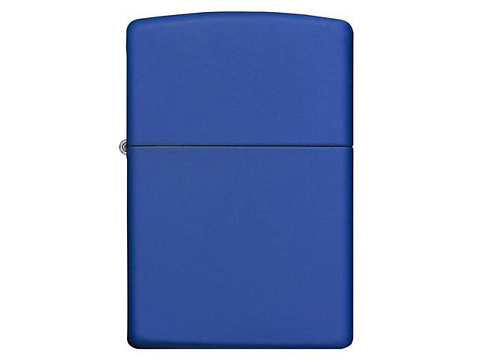 Зажигалка ZIPPO Classic с покрытием Royal Blue Matte, латунь/сталь, синяя, матовая, 38x13x57 мм - рис 2.