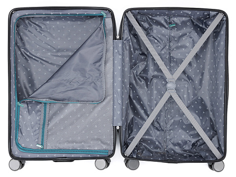 Чемодан TORBER Onego, зелёный, ABS-пластик, 69,5 х 46 х 26 см, 69 л - рис 4.