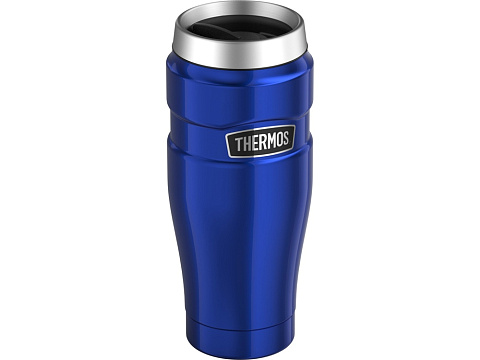 Кружка-термос из нерж. стали тм THERMOS SK1005BL 0.47L, синий - рис 2.