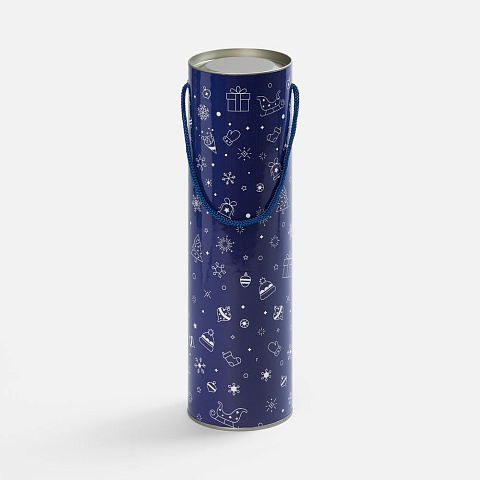 Тубус для бутылки Snowlace, синий - рис 2.