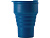 Силиконовый складной стакан GoCup, индиго - миниатюра - рис 2.