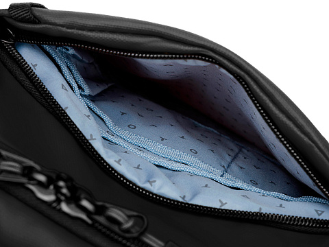 Рюкзак TORBER Mobi, черный, полиэстер 900D с PU покрытием, 45 х 32 х 20 см - рис 7.