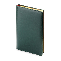 Ежедневник недатированный А4 Sidney Nebraska, зеленый (золотой обрез) (Р)